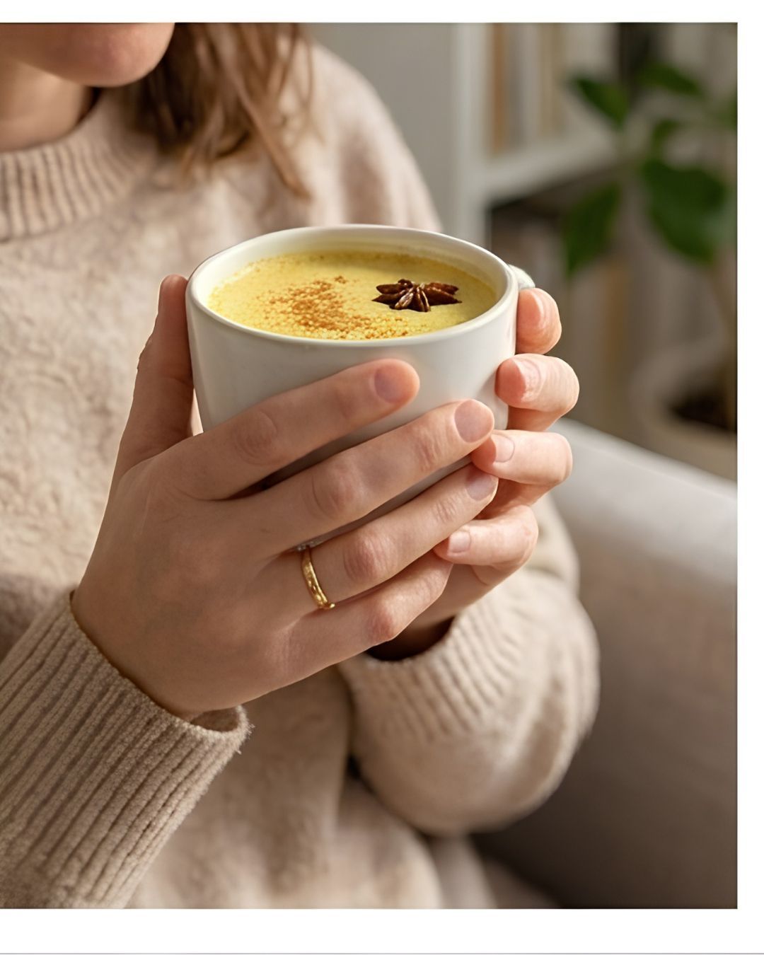 Ristha's Golden Turmeric Latte - handcrafted wellness latte blend